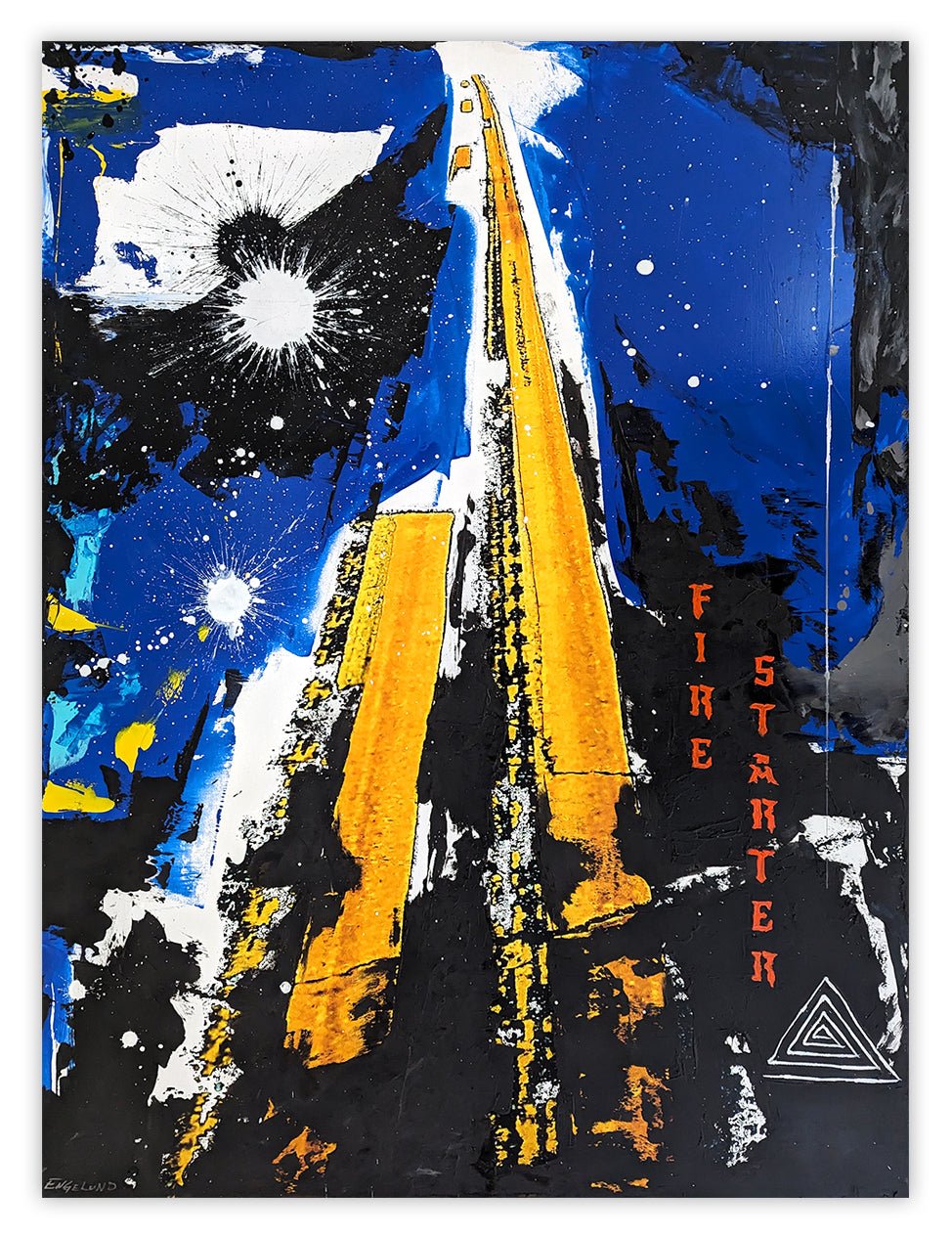 Fire Starter (020) - Jason Engelund - Abstract Painting - Ideelart