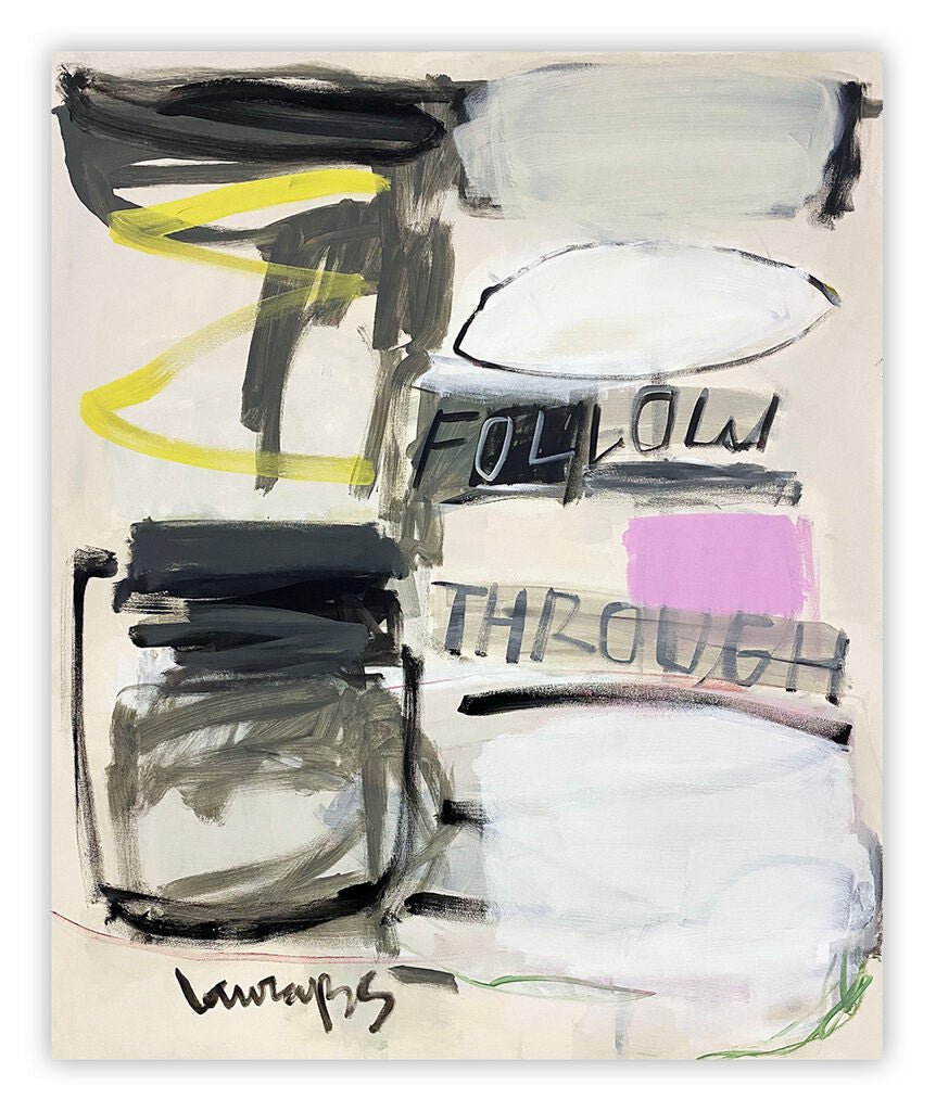 Follow Through - Laura Basterra Sanz - Abstract Painting - Ideelart