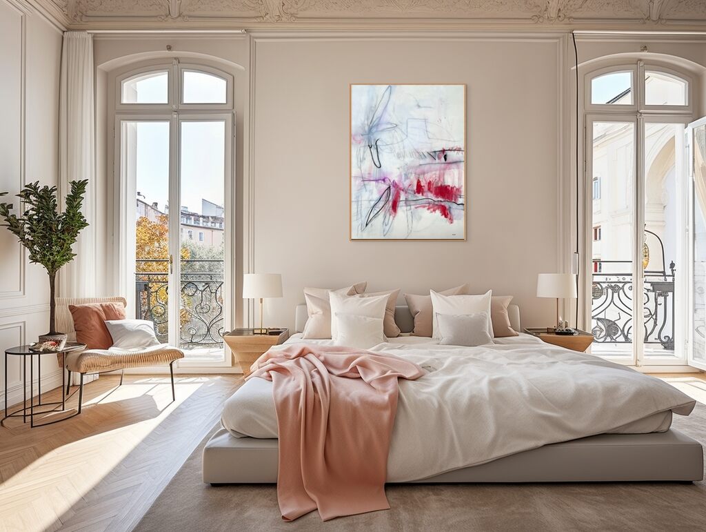 Gala Of Dandelions - Adrienn Krahl - Abstract Painting - Ideelart