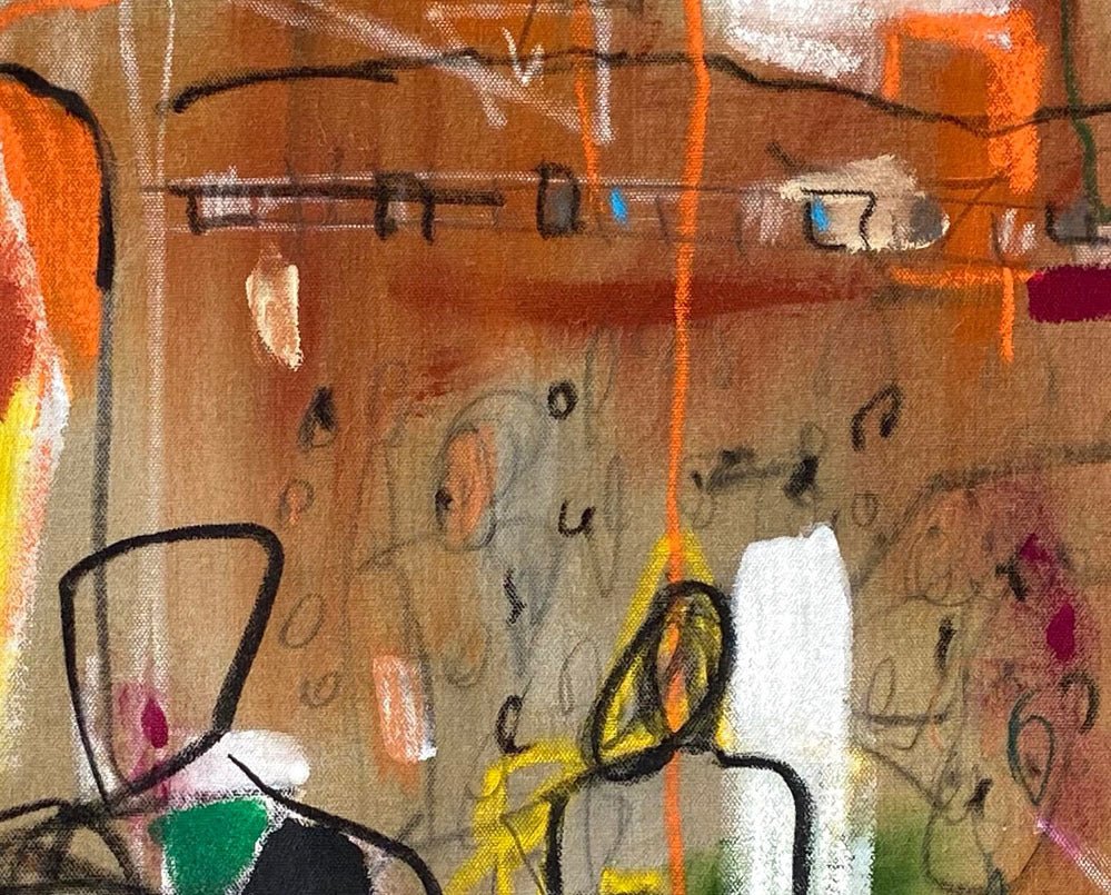 Graphic romantic– Part 1 - Adrienn Krahl - Abstract Painting - Ideelart