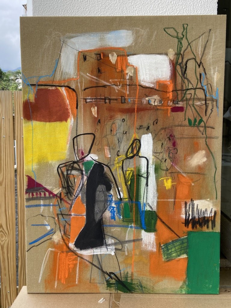 Graphic romantic– Part 1 - Adrienn Krahl - Abstract Painting - Ideelart