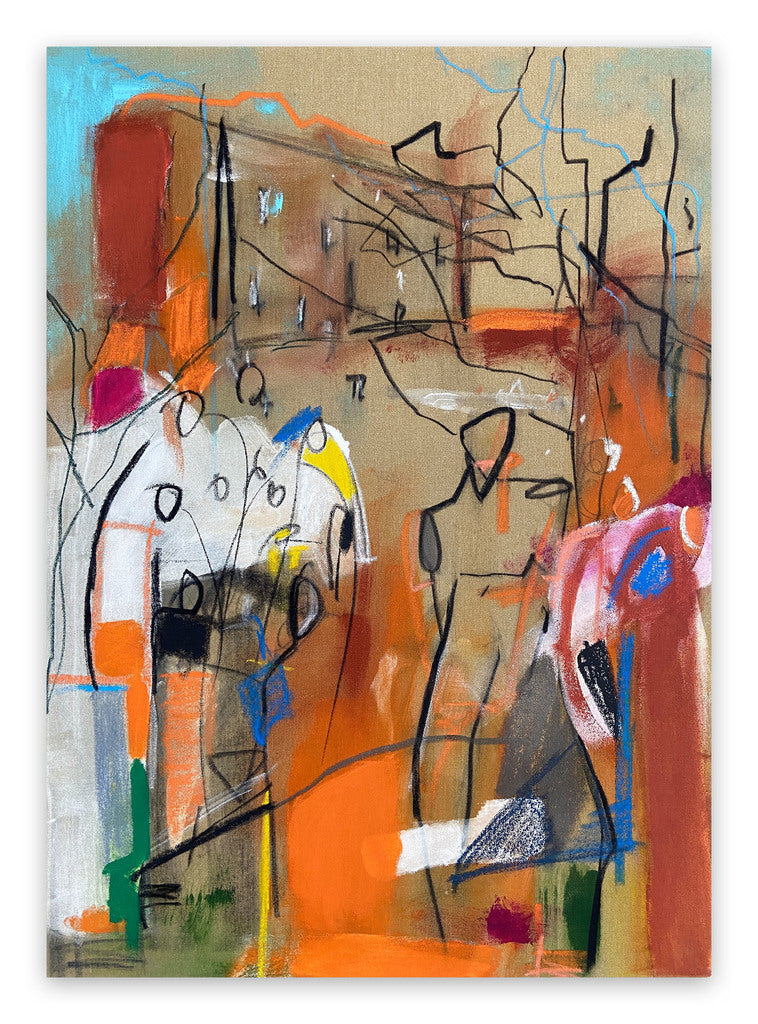 Graphic romantic– Part 2 - Adrienn Krahl - Abstract Painting - Ideelart