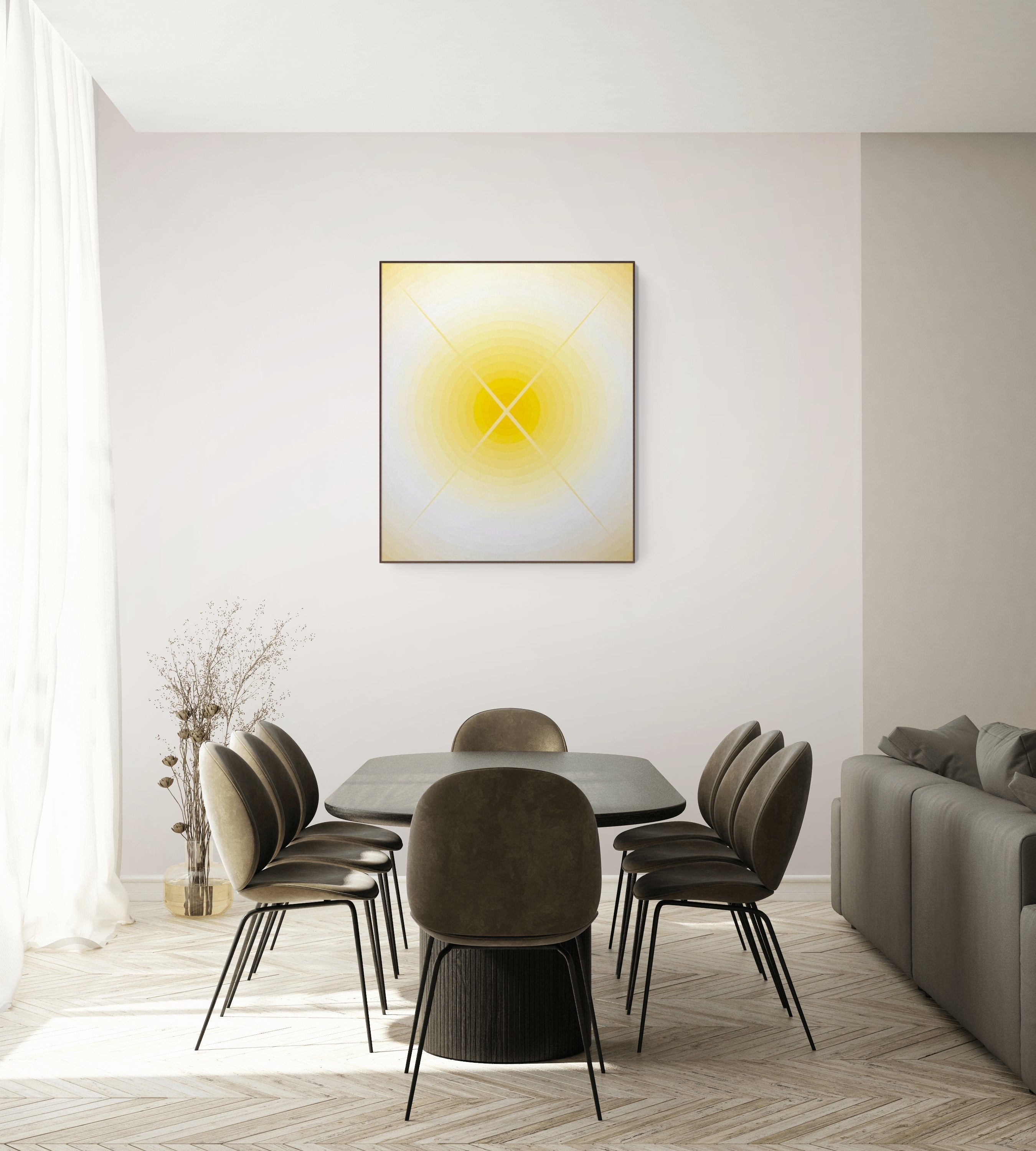 Light Interaction (Naples Yellow Light)