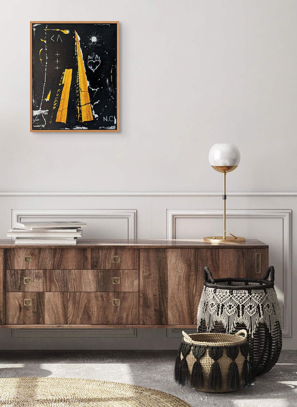 Heart of Fire NC CA (017) - Jason Engelund - Abstract Painting - Ideelart