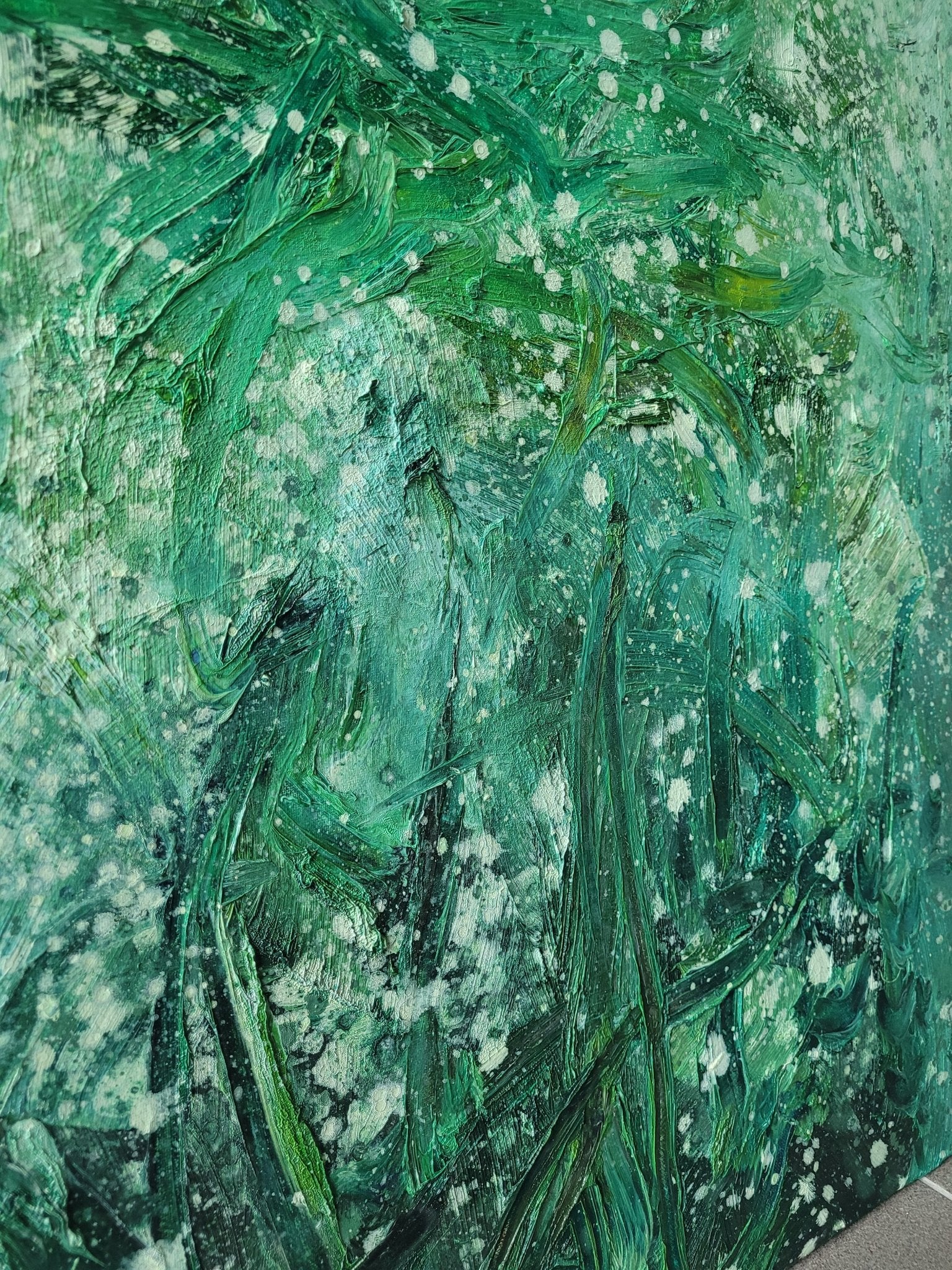 Fruit of wrath 1 - Reiner Heidorn - Abstract Painting - Ideelart