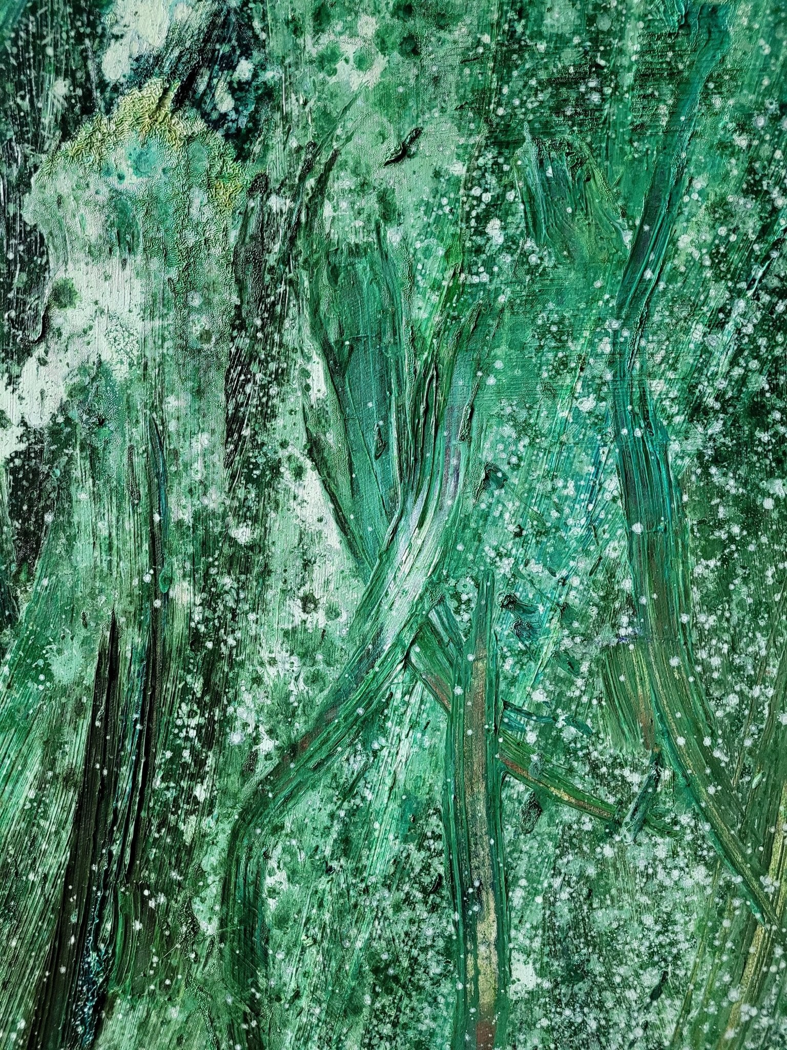 Grasswater - Reiner Heidorn - Abstract Painting - Ideelart