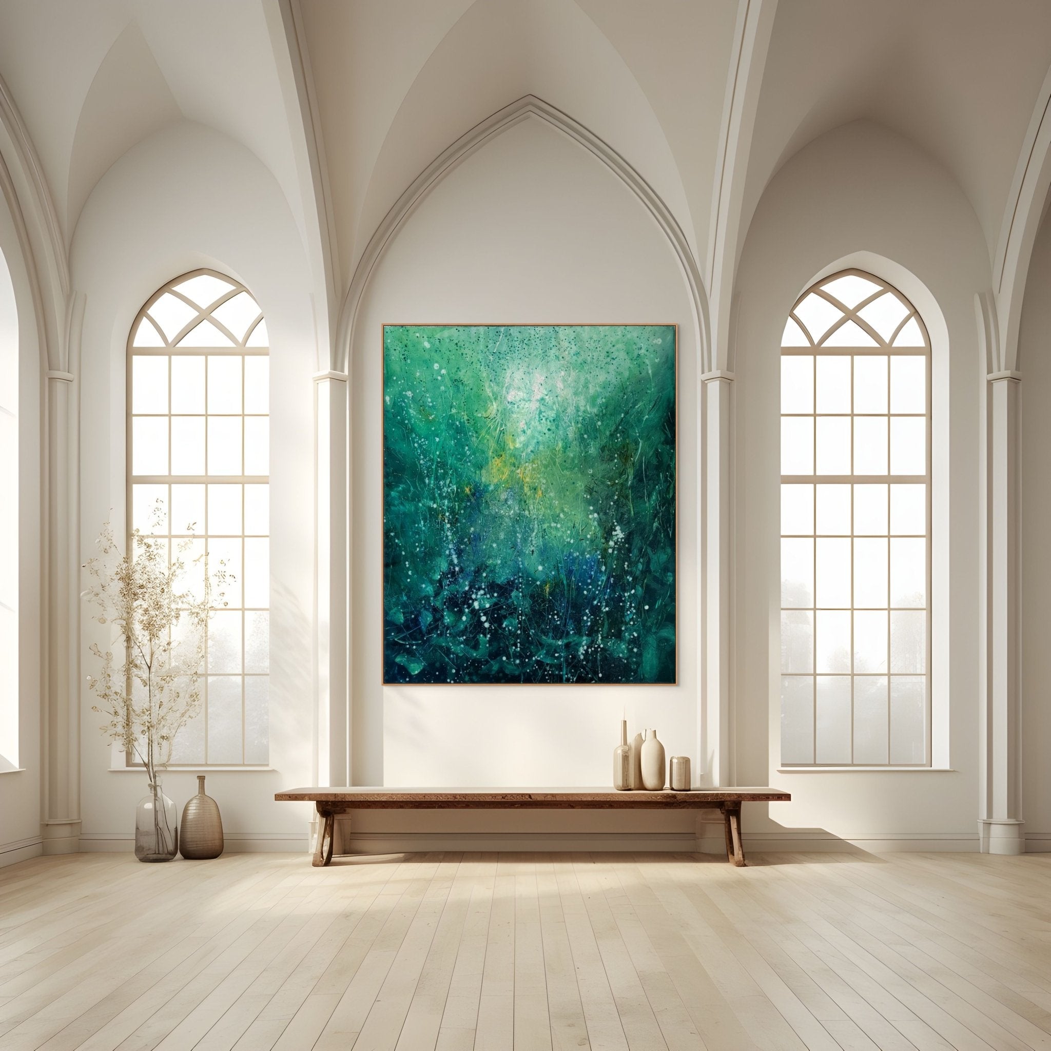 Innocence of propagation - Reiner Heidorn - Abstract Painting - Ideelart