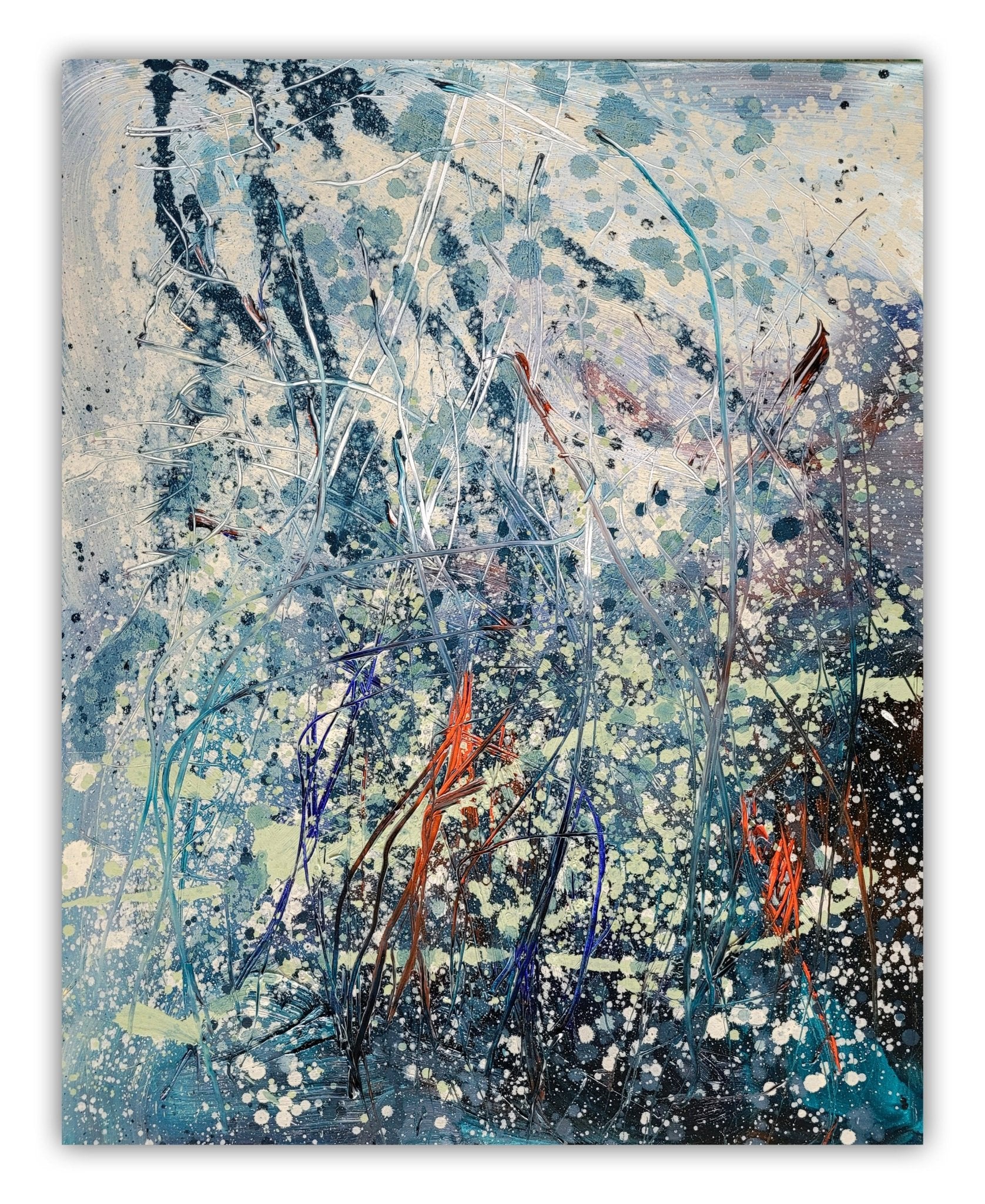 Lush damp 2 - Reiner Heidorn - Abstract Painting - Ideelart