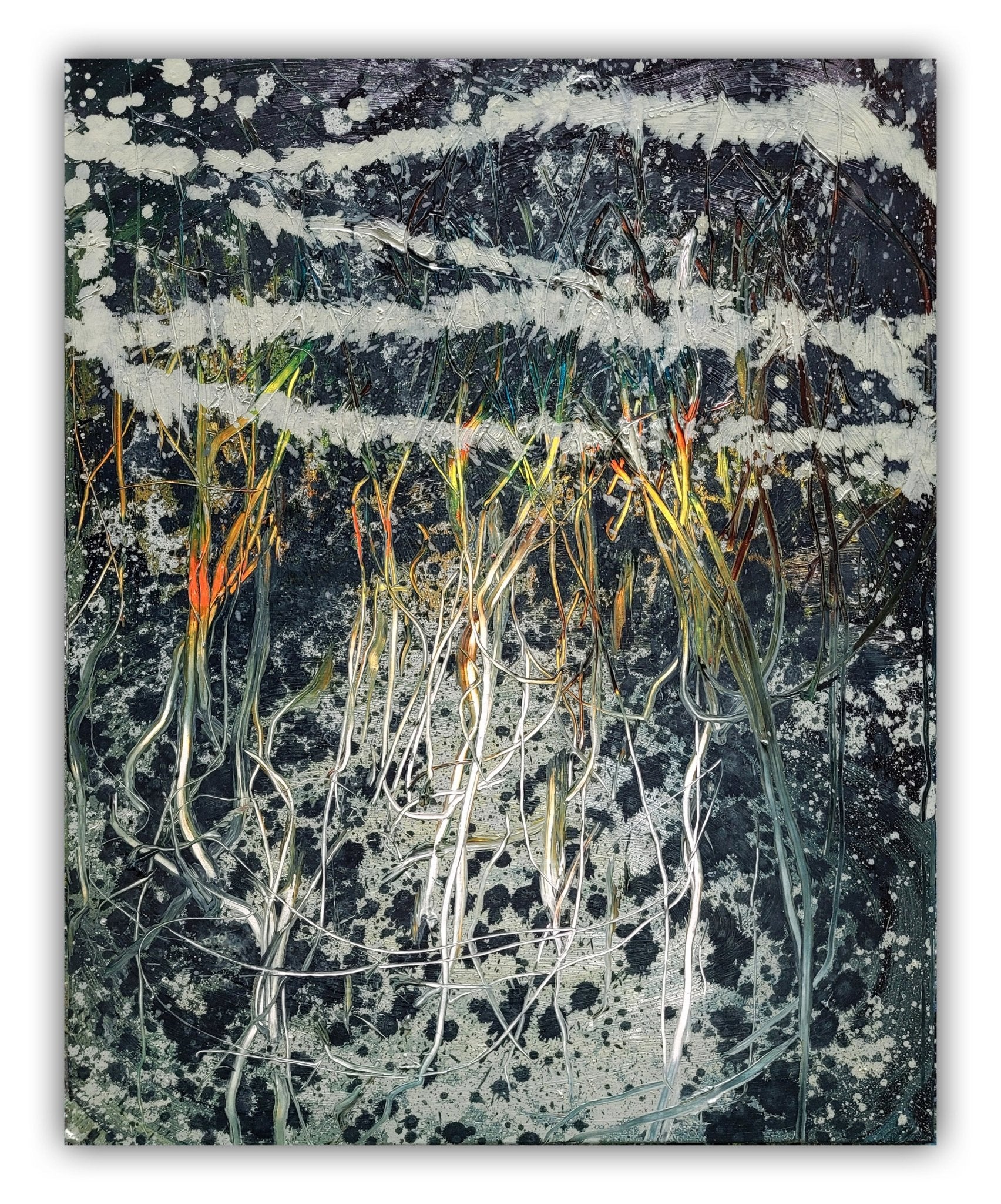 Steppefire - Reiner Heidorn - Abstract Painting - Ideelart