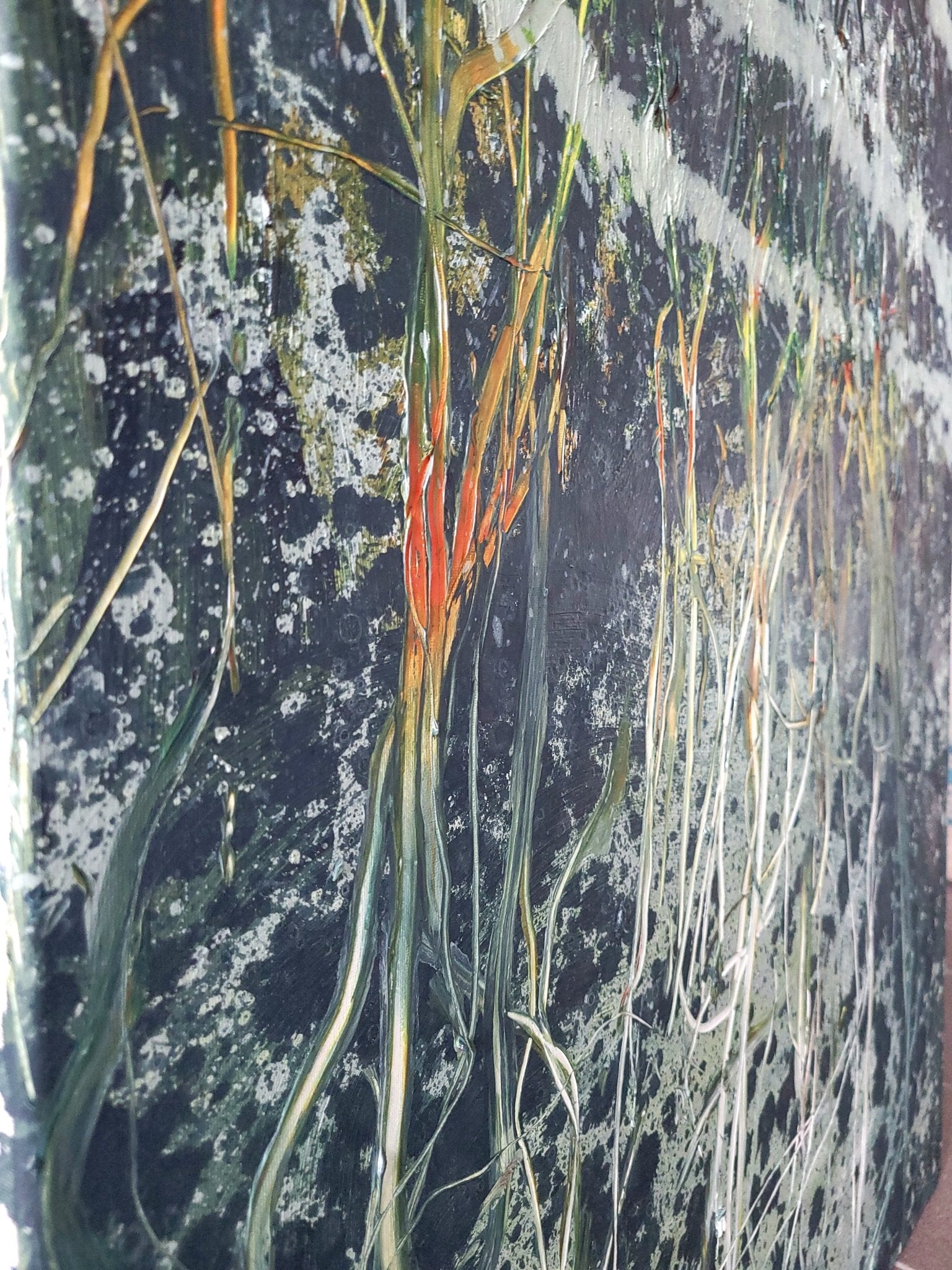 Steppefire - Reiner Heidorn - Abstract Painting - Ideelart