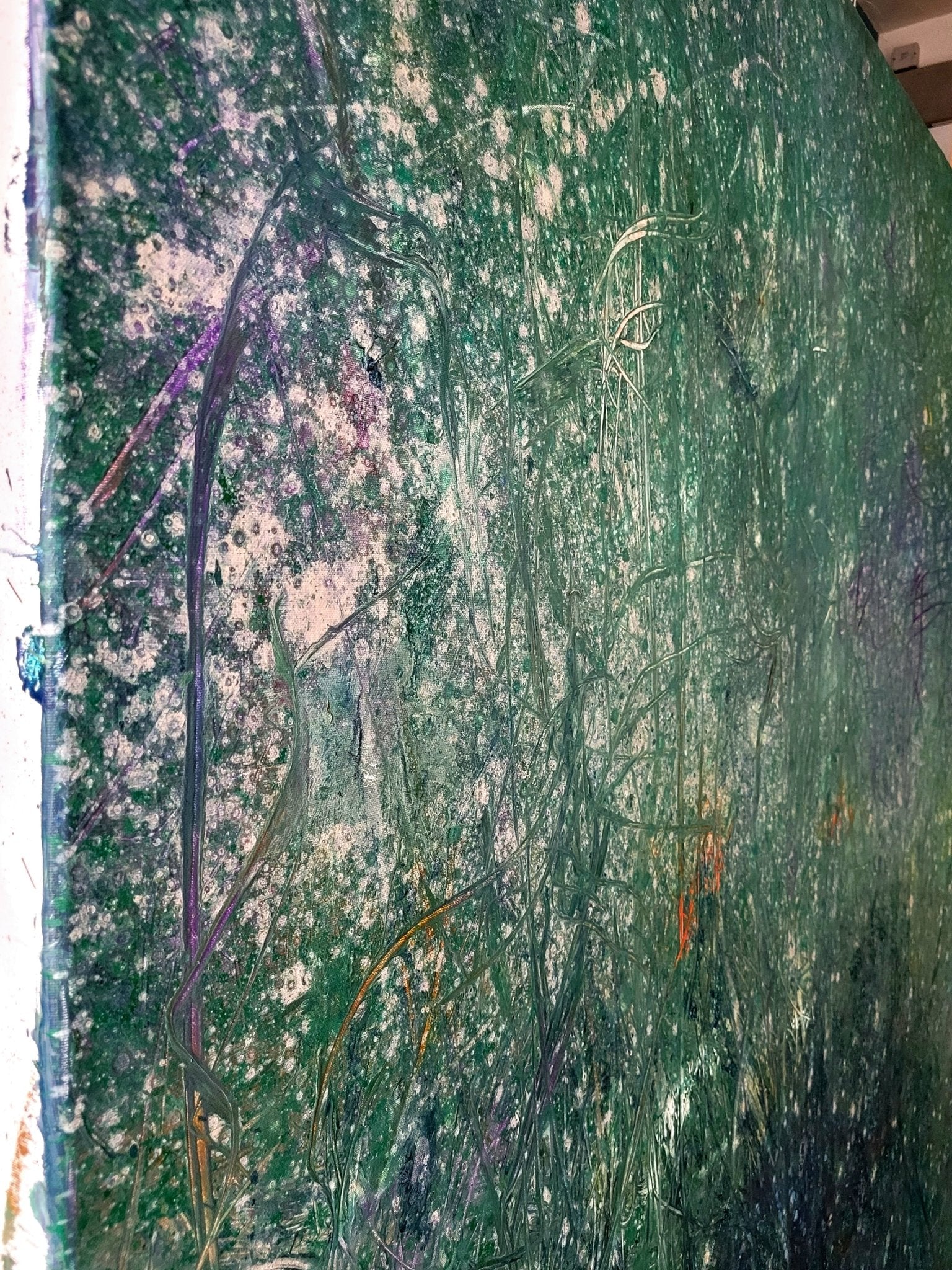 The hidden field - Reiner Heidorn - Abstract Painting - Ideelart