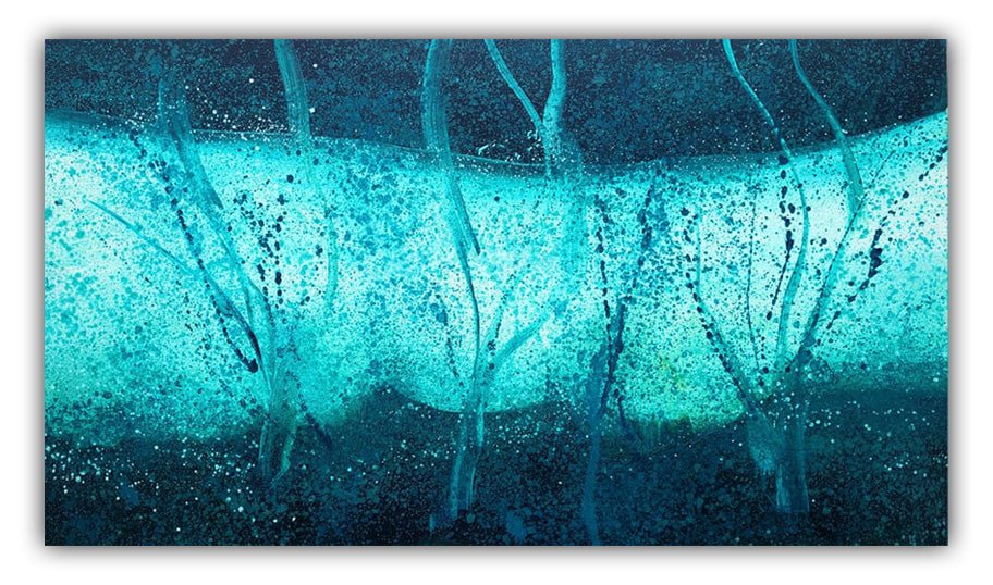 Wetland - Reiner Heidorn - Abstract Painting - Ideelart