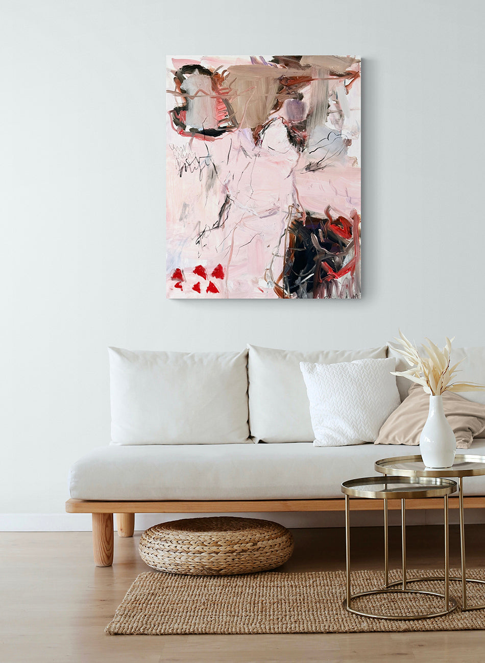 Her Angel - Petra Schott - Abstract Painting - Ideelart