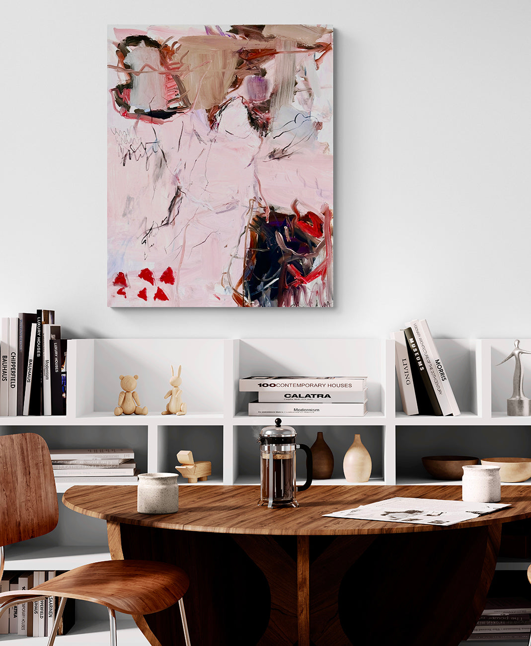 Her Angel - Petra Schott - Abstract Painting - Ideelart