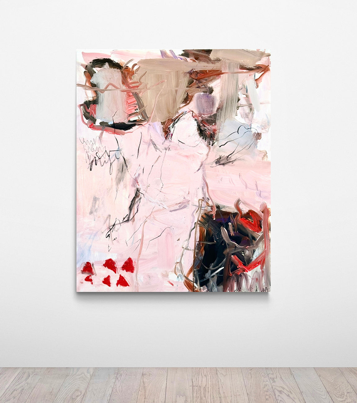 Her Angel - Petra Schott - Abstract Painting - Ideelart