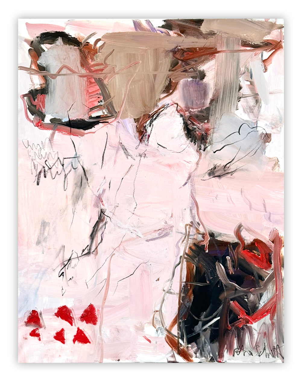 Her Angel - Petra Schott - Abstract Painting - Ideelart