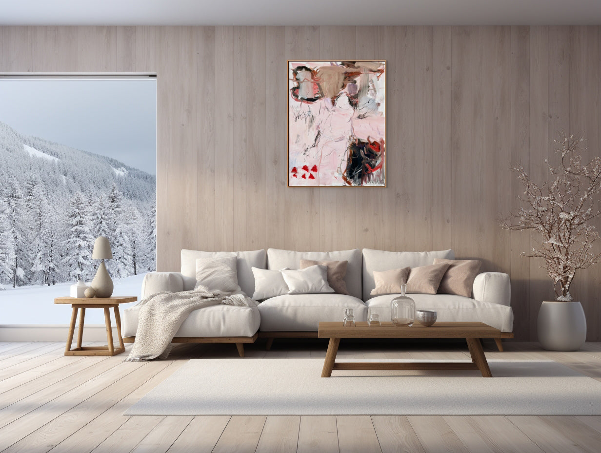 Her Angel - Petra Schott - Abstract Painting - Ideelart