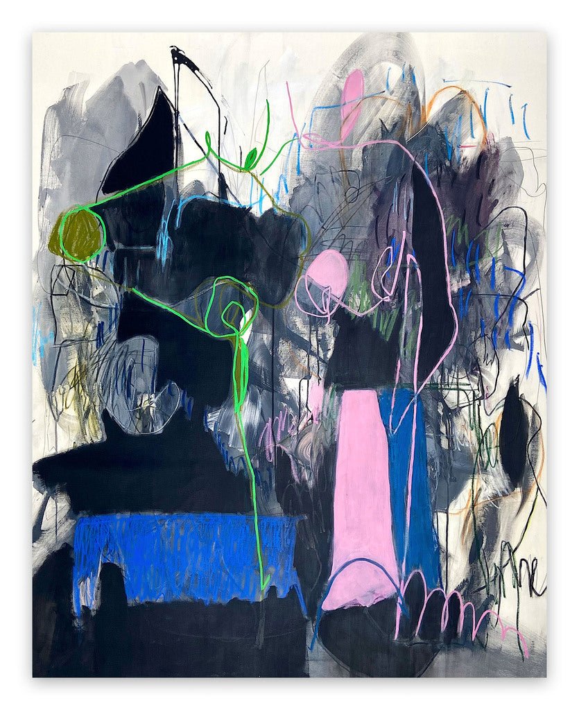 Hundred Times - Adrienn Krahl - Abstract Painting - Ideelart