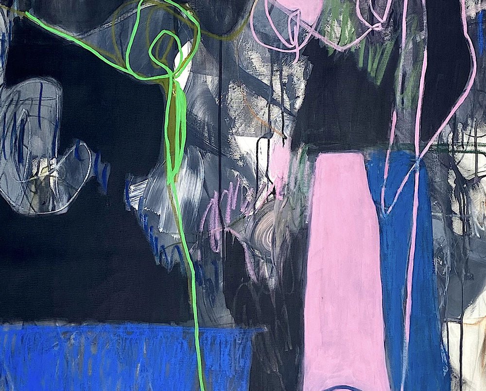 Hundred Times - Adrienn Krahl - Abstract Painting - Ideelart