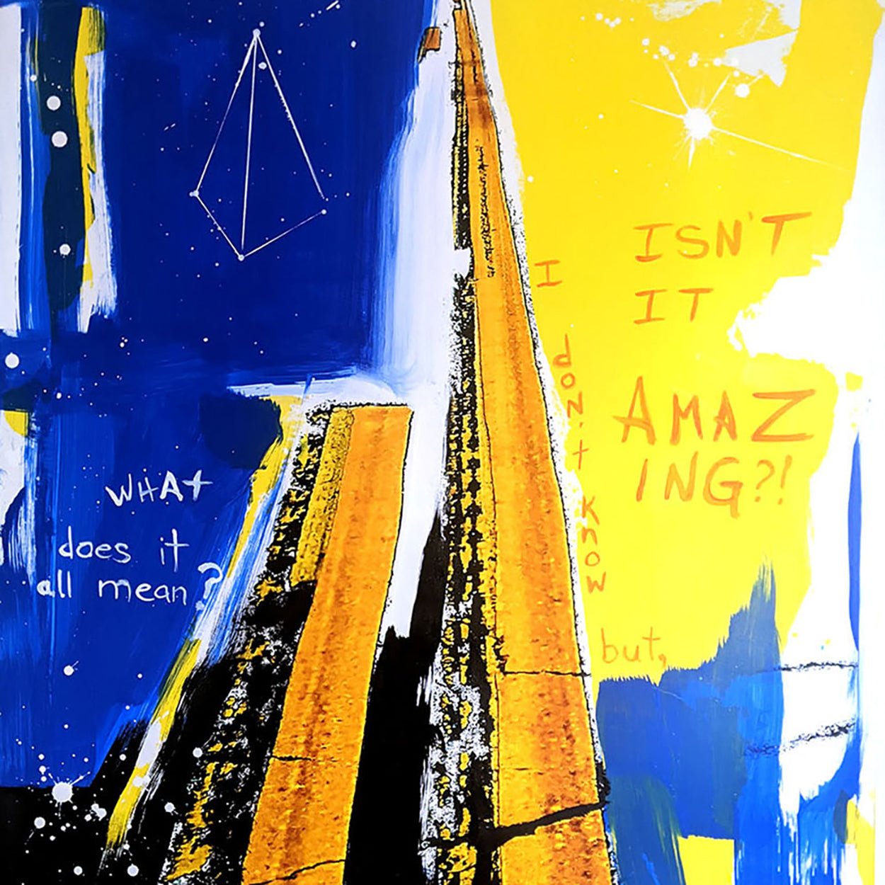 I don’t Know but Isn’t It Amazing? - Jason Engelund - Abstract Painting - Ideelart