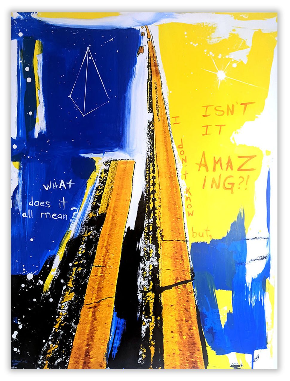 I don’t Know but Isn’t It Amazing? - Jason Engelund - Abstract Painting - Ideelart