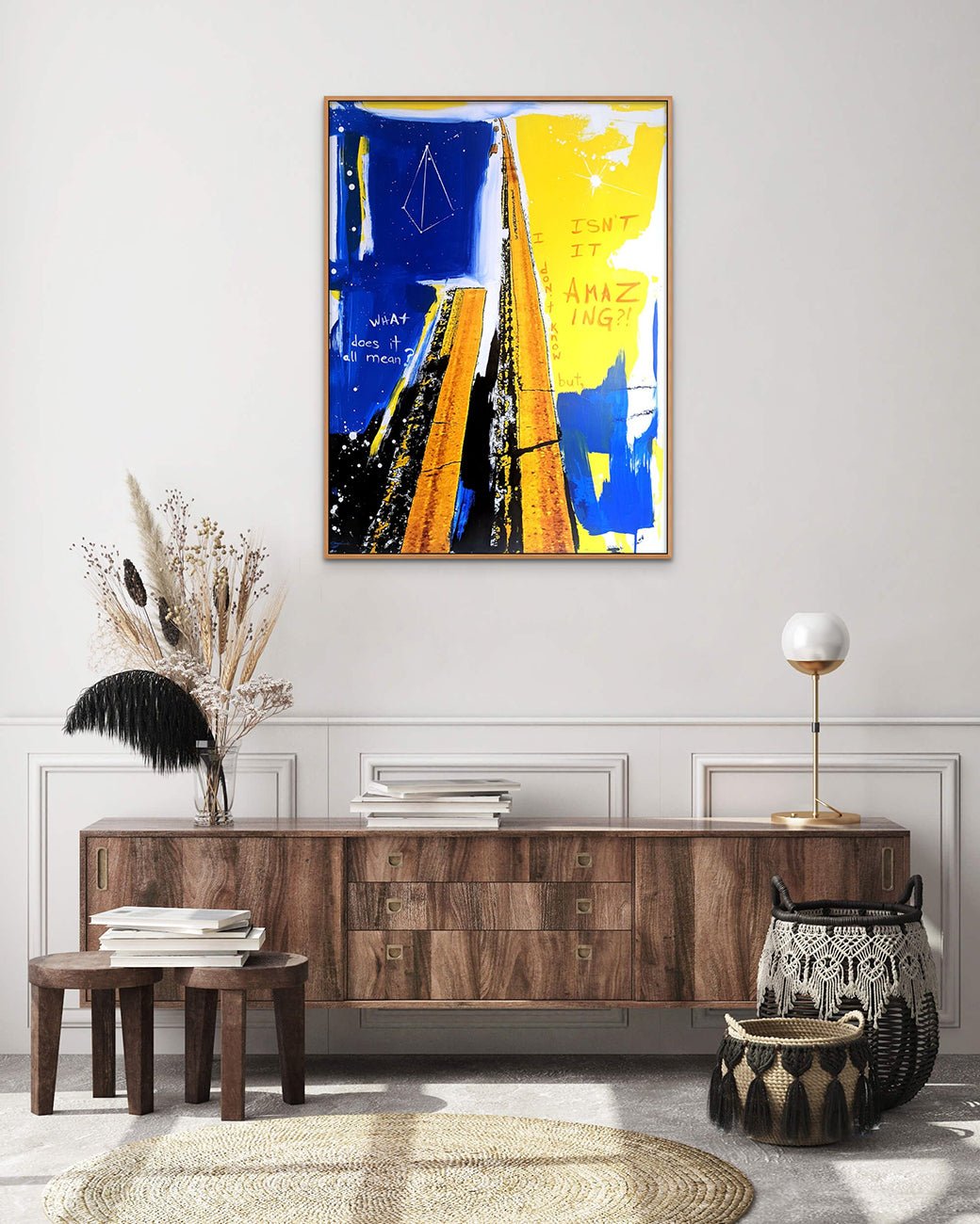 I don’t Know but Isn’t It Amazing? - Jason Engelund - Abstract Painting - Ideelart