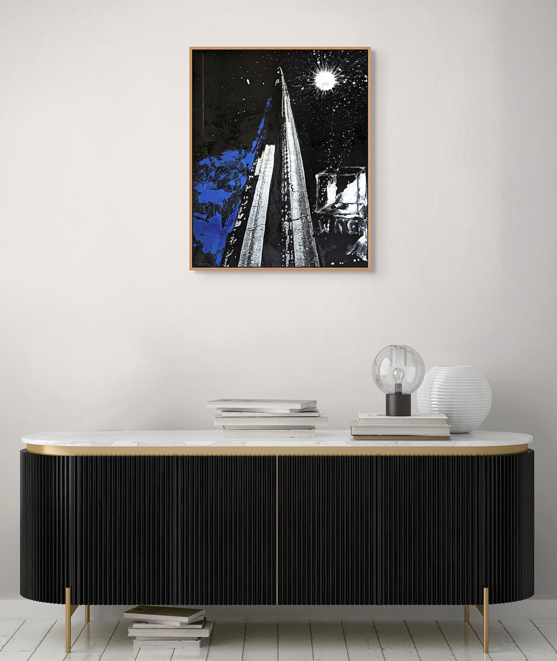 If You Are Falling, Dive (018) - Jason Engelund - Abstract Painting - Ideelart