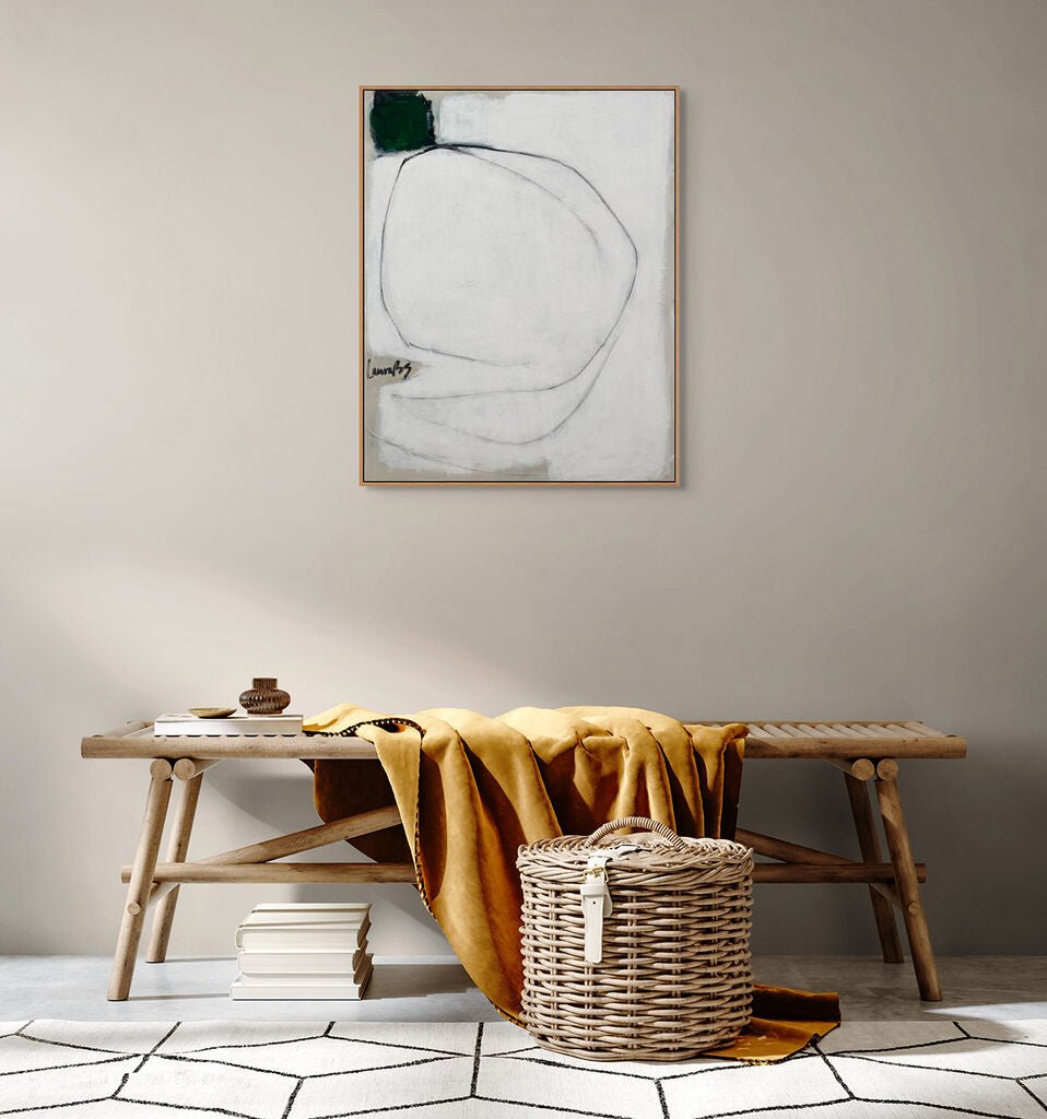 Intended White - Laura Basterra Sanz - Abstract Painting - Ideelart