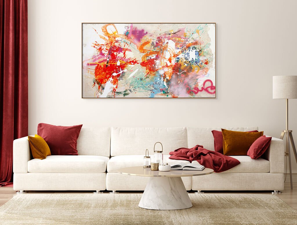 Iris's World - Carolina Alotus - Abstract Painting - Ideelart