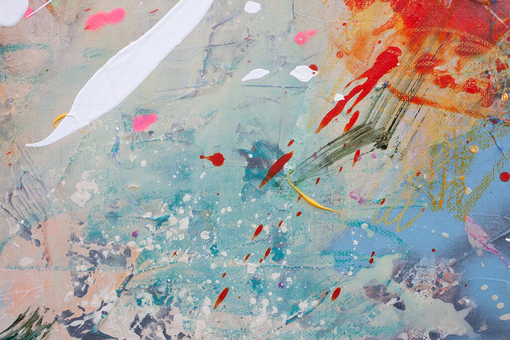 Iris's World - Carolina Alotus - Abstract Painting - Ideelart