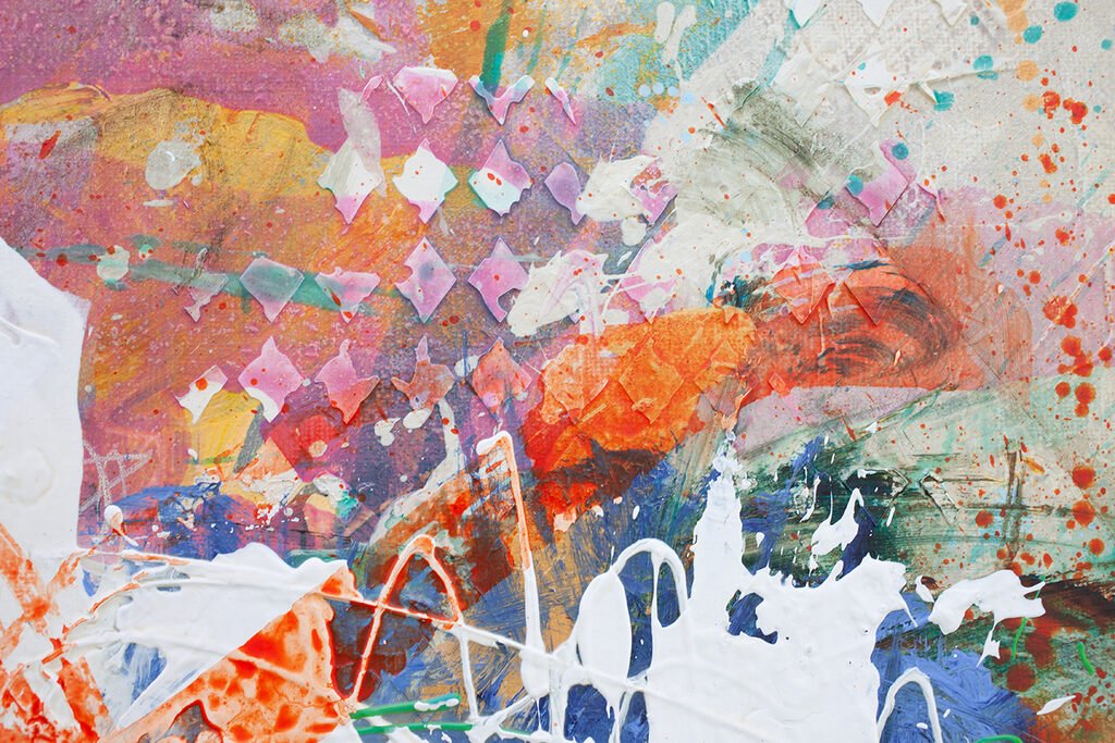 Iris's World - Carolina Alotus - Abstract Painting - Ideelart