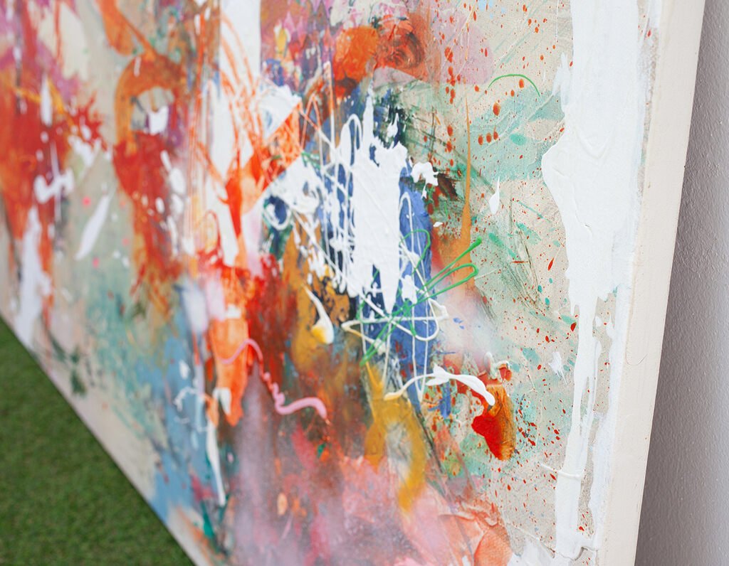 Iris's World - Carolina Alotus - Abstract Painting - Ideelart