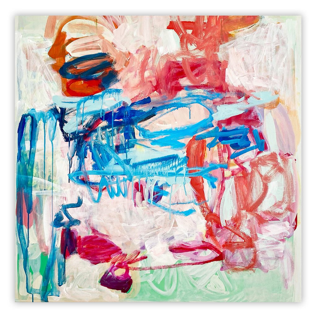 It's New - Laura Basterra Sanz - Abstract Painting - Ideelart