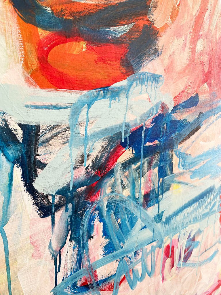 It's New - Laura Basterra Sanz - Abstract Painting - Ideelart