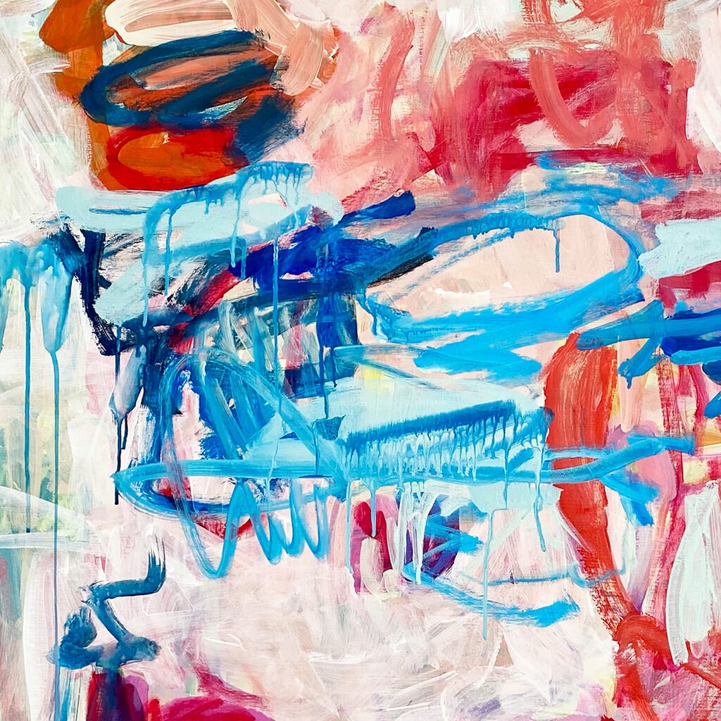 It's New - Laura Basterra Sanz - Abstract Painting - Ideelart