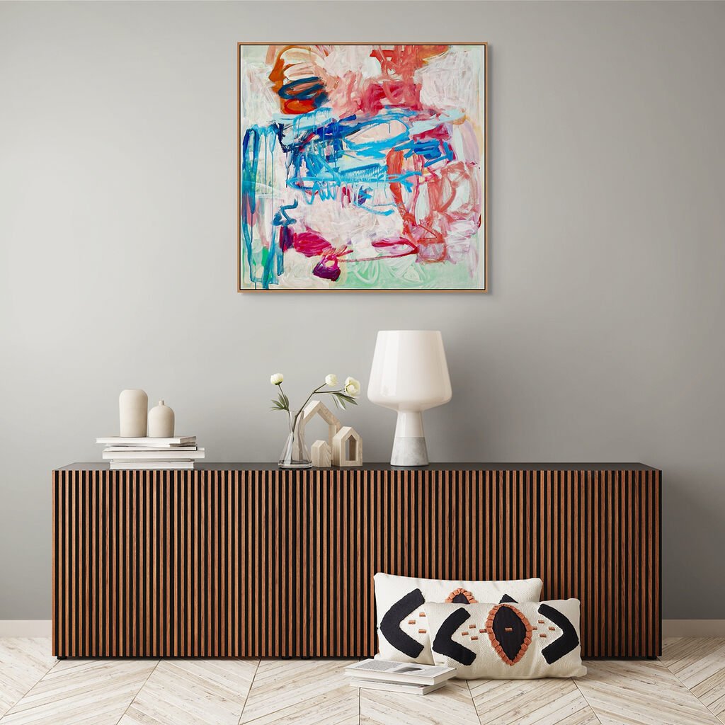 It's New - Laura Basterra Sanz - Abstract Painting - Ideelart