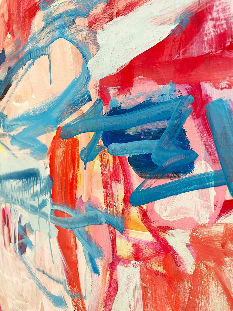 It's New - Laura Basterra Sanz - Abstract Painting - Ideelart