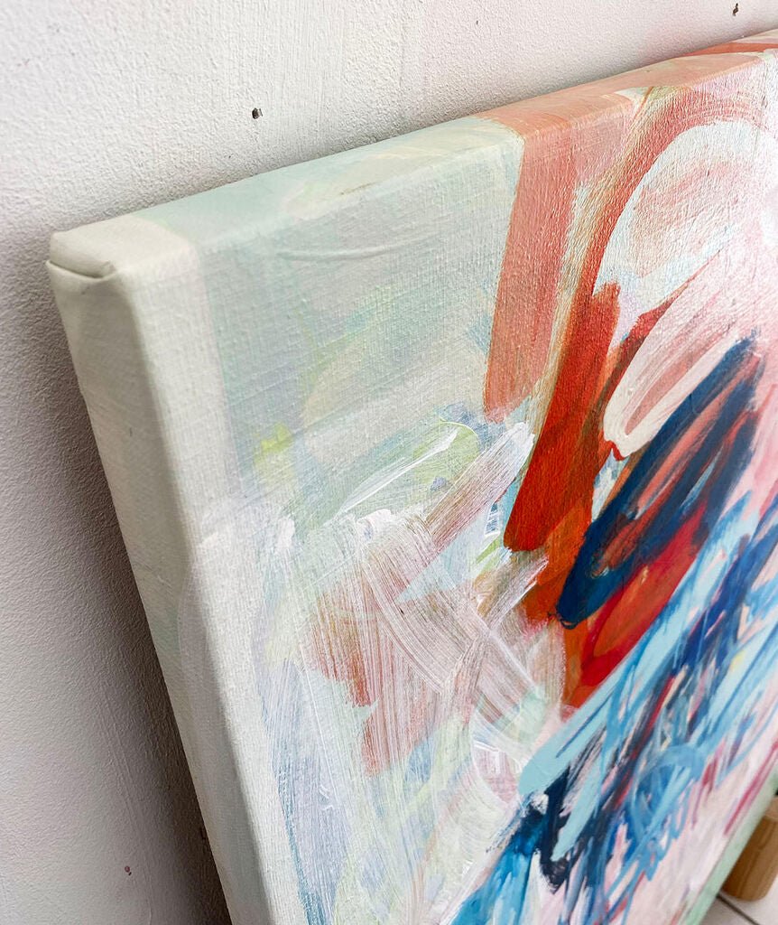 It's New - Laura Basterra Sanz - Abstract Painting - Ideelart