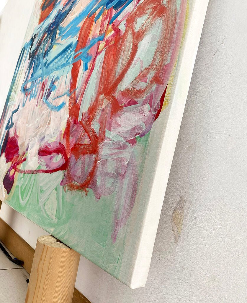 It's New - Laura Basterra Sanz - Abstract Painting - Ideelart