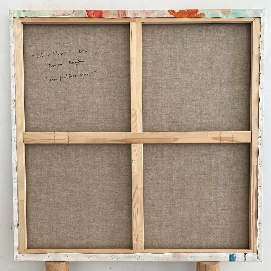 It's New - Laura Basterra Sanz - Abstract Painting - Ideelart