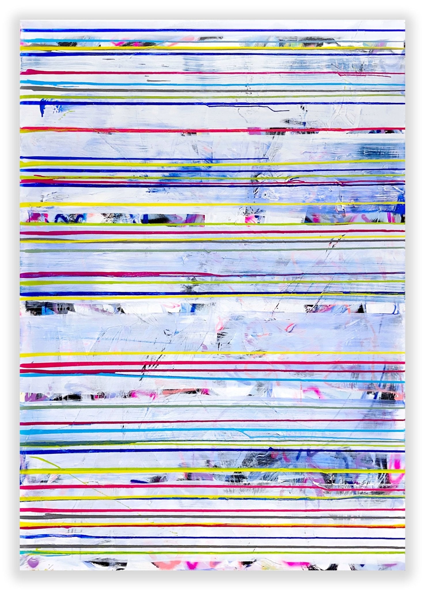 Passing sunny roads - Manuela Karin Knaut - Abstract Painting - Ideelart