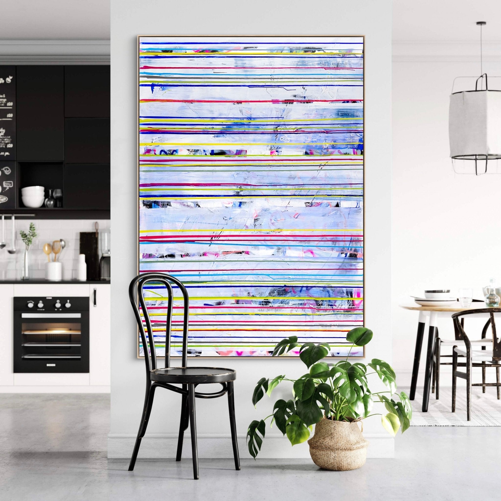 Passing sunny roads - Manuela Karin Knaut - Abstract Painting - Ideelart