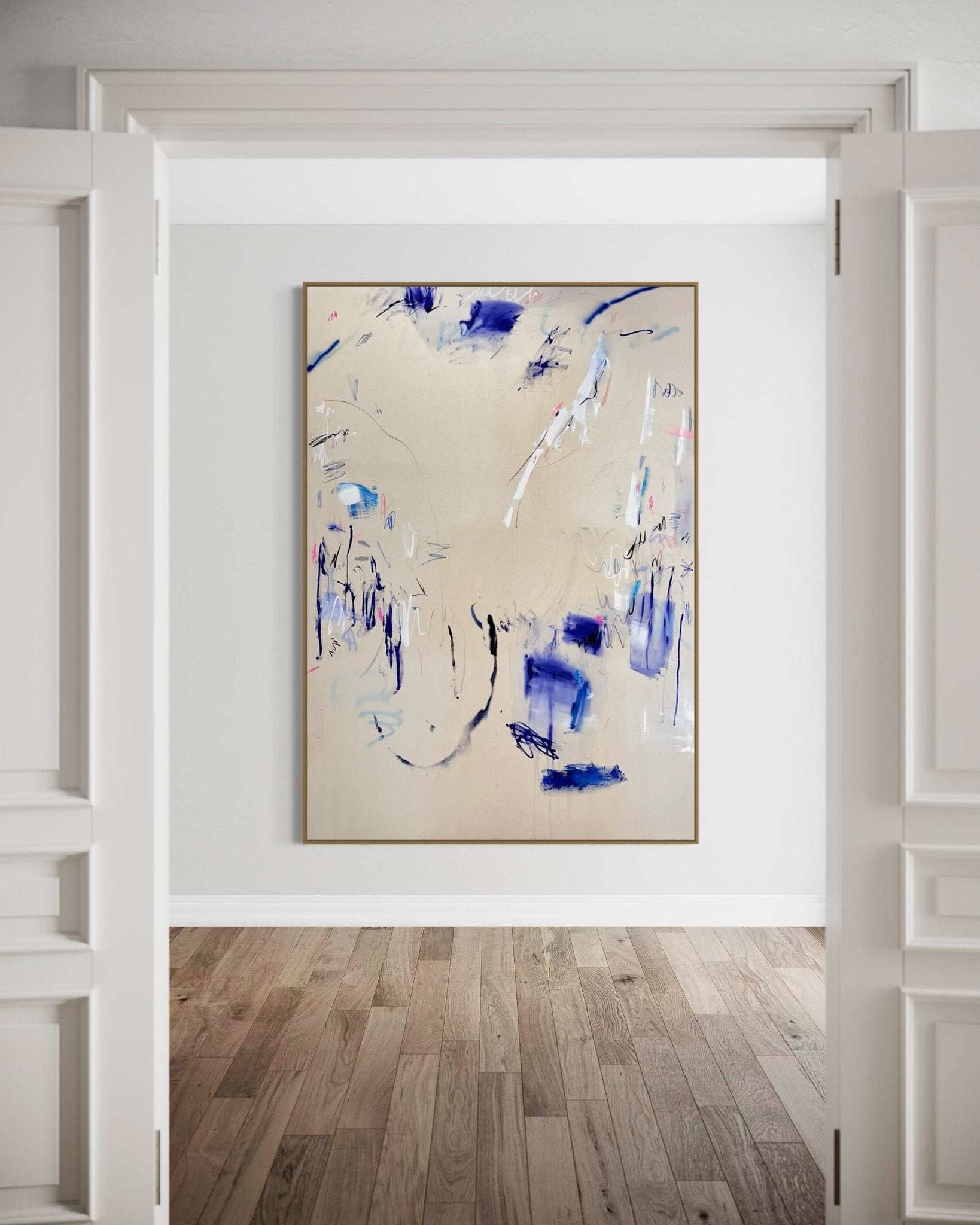 Sign of the times (diptych) - Manuela Karin Knaut - Abstract Painting - Ideelart