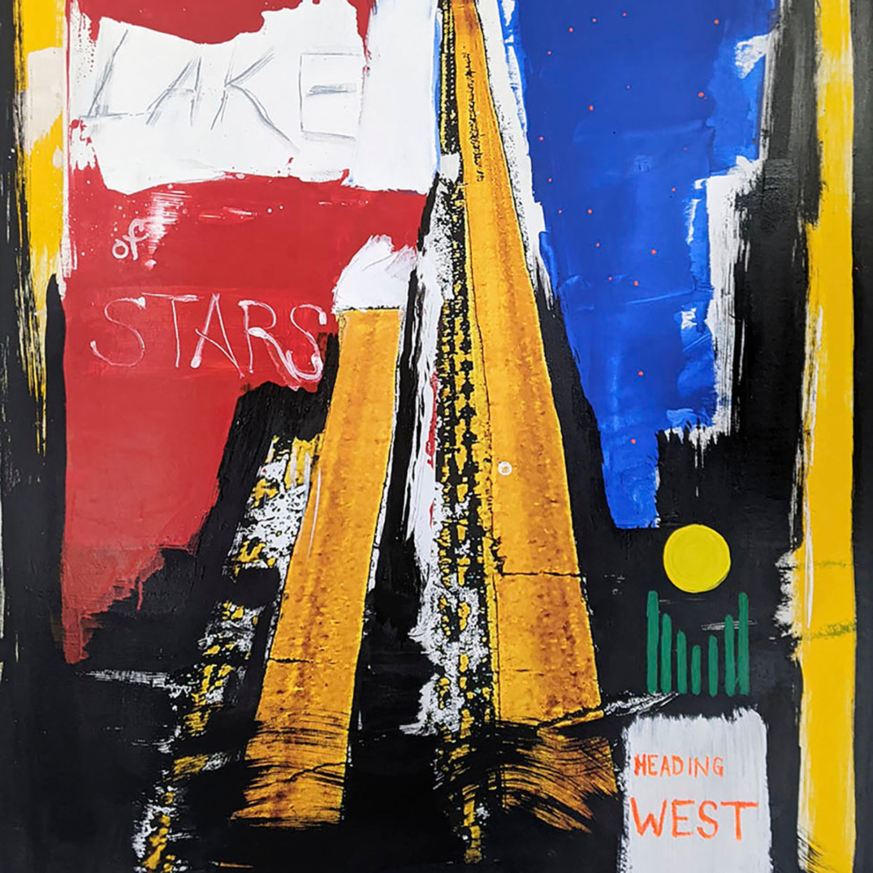 Lake of Stars - Jason Engelund - Abstract Painting - Ideelart