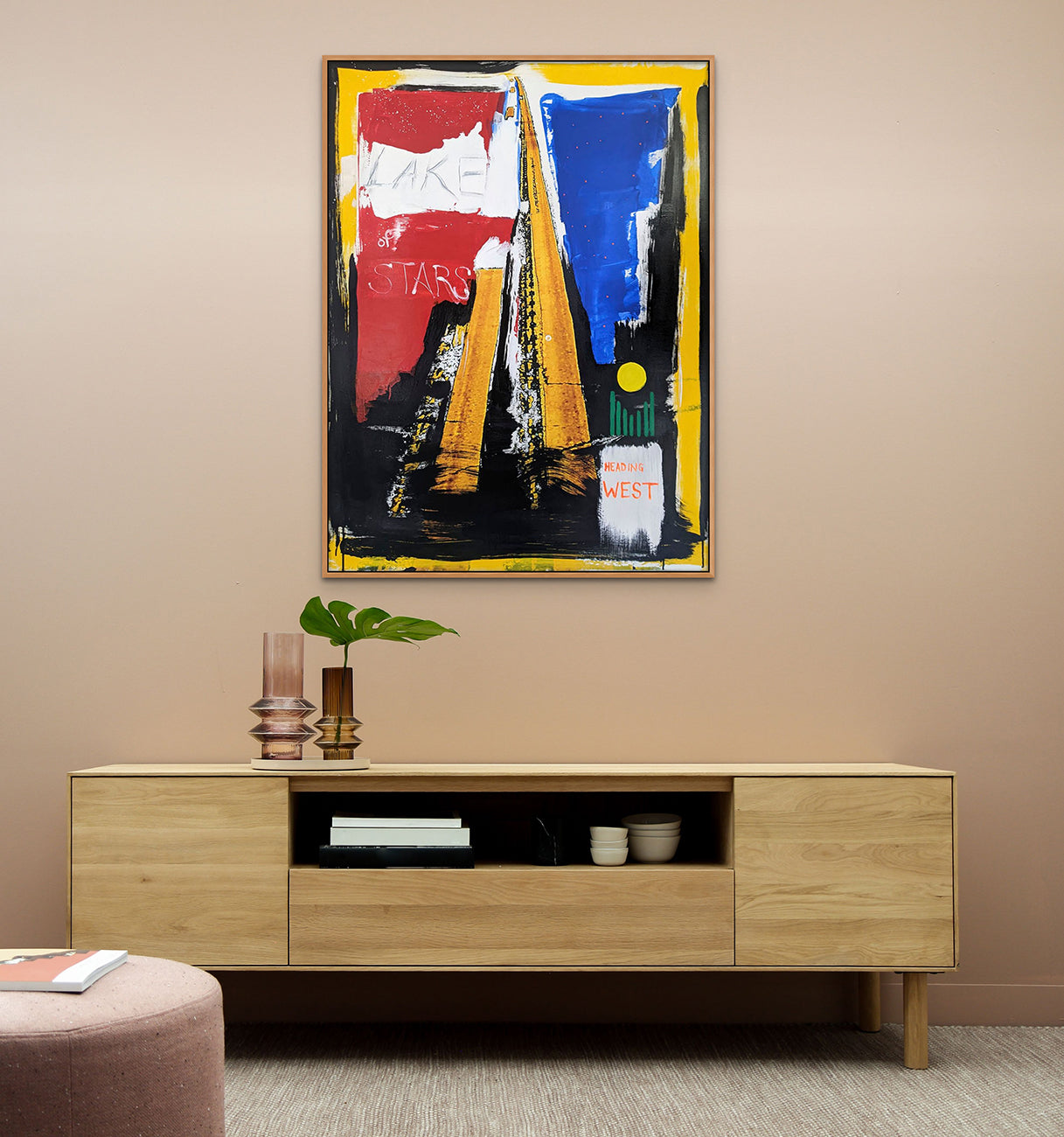 Lake of Stars - Jason Engelund - Abstract Painting - Ideelart