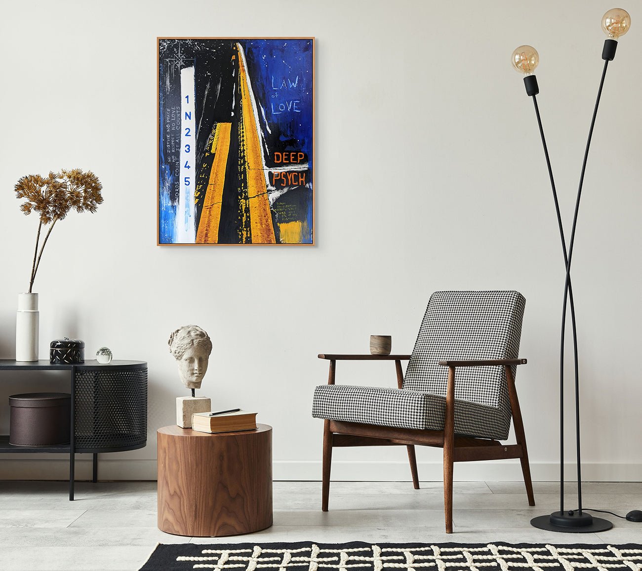 Law of Love, Deep Psych - Jason Engelund - Abstract Painting - Ideelart