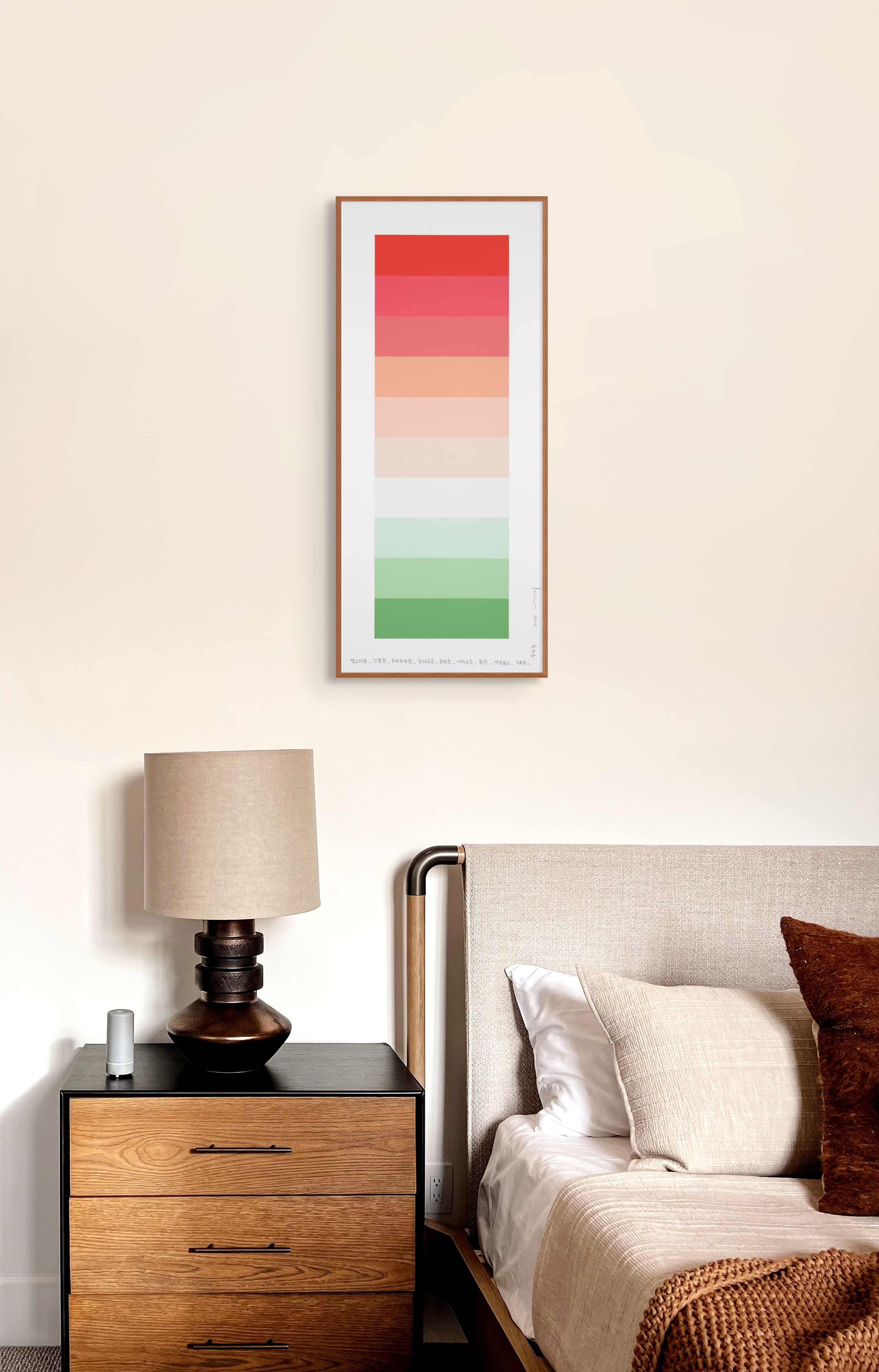 Emotional color chart 222