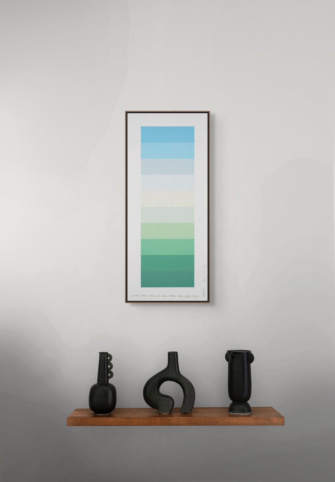 Emotional color chart 227 - Kyong Lee - Abstract Painting - Ideelart