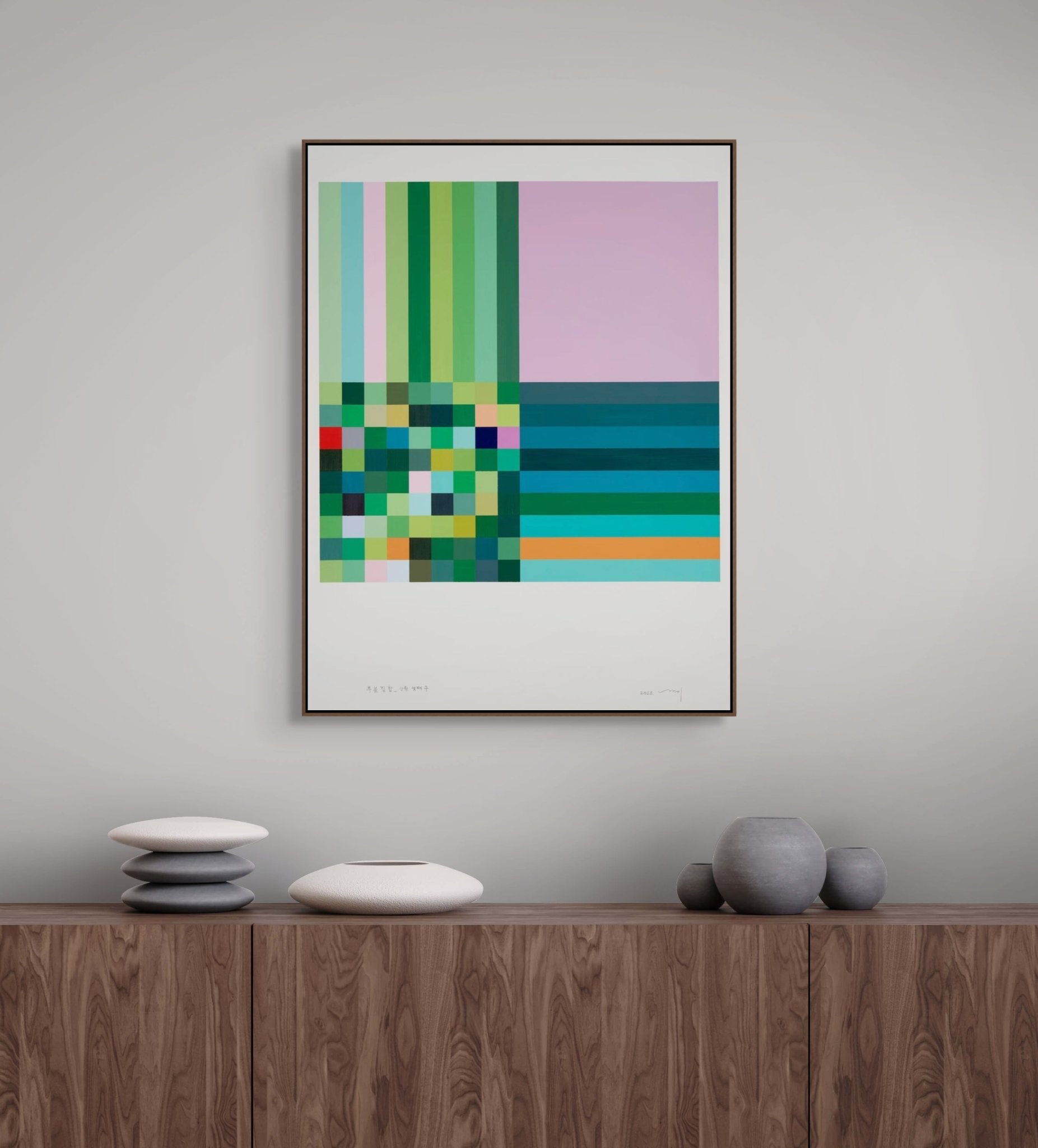 Subset 0303 - Kyong Lee - Abstract Painting - Ideelart