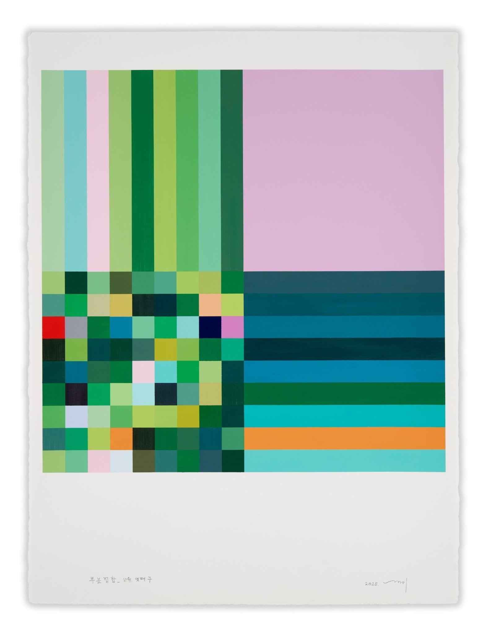 Subset 0303 - Kyong Lee - Abstract Painting - Ideelart